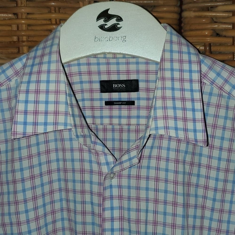 Hugo Boss Sharp Fit Dress Shirt 17.5 XL
